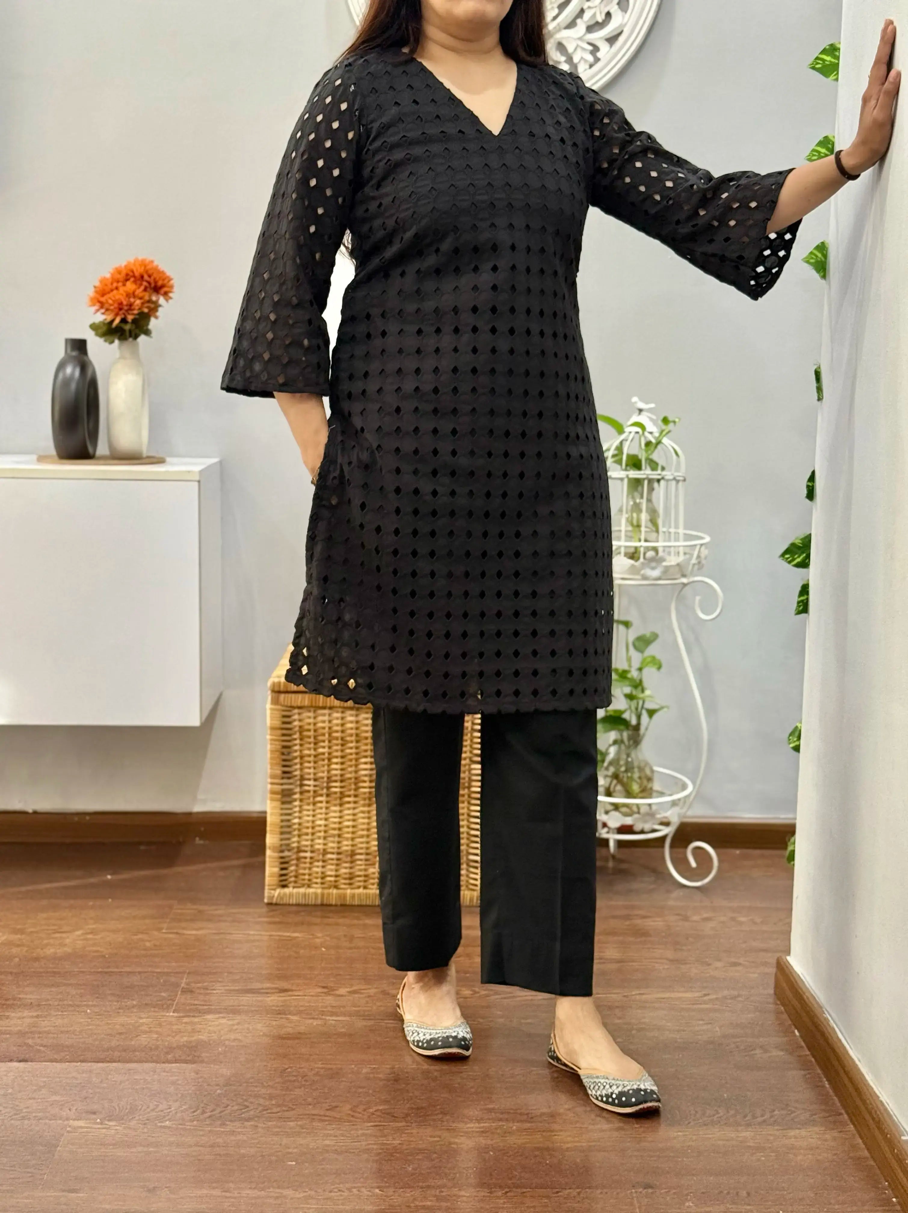 Urban Noir Kurta Palazzo Set 2