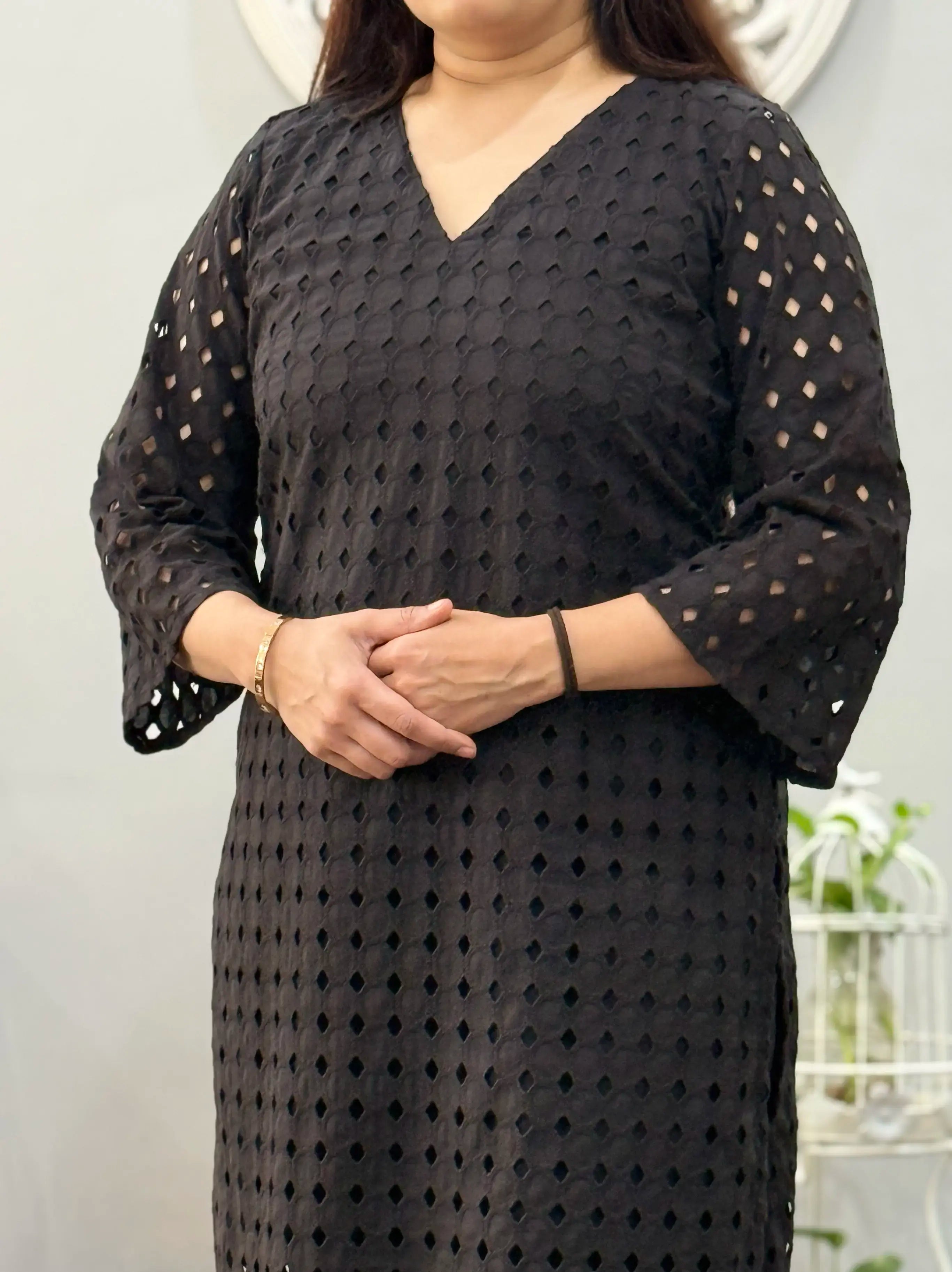 Urban Noir Kurta Palazzo Set 3