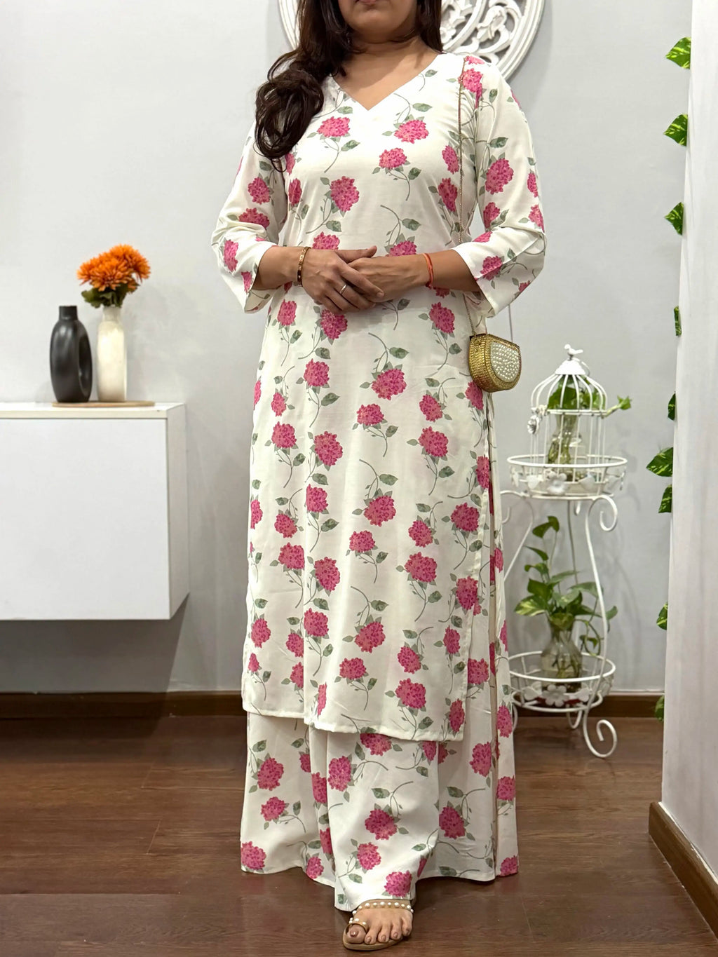 Adaah Kurta Palazzo Set (wide Palazzo) 2
