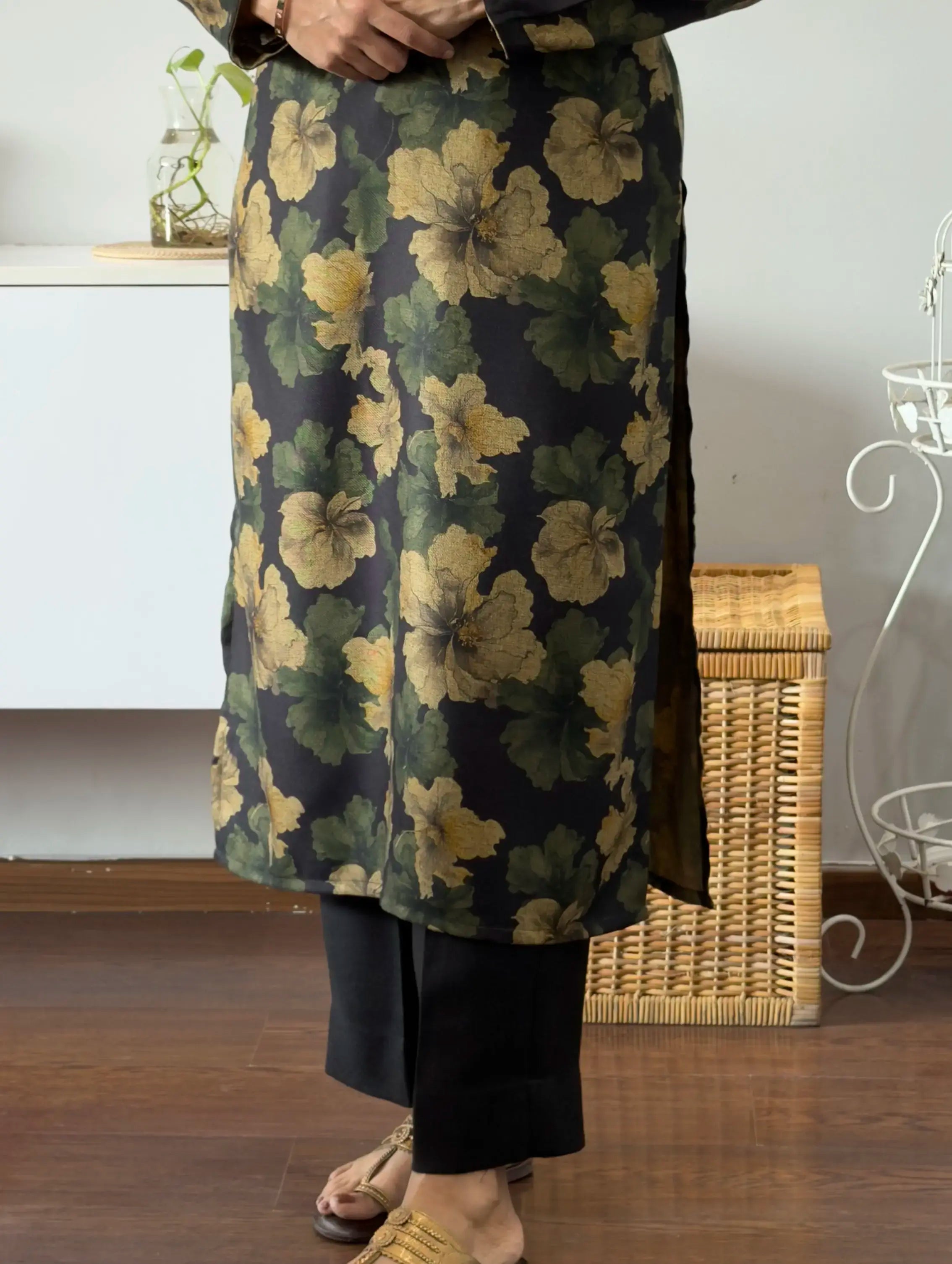 Raavi Winter Kurta Palazzo Set 2
