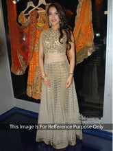 Load image into Gallery viewer, Beige Color Net Anarkali Suit - Ethnicyug
