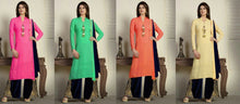 Load image into Gallery viewer, 4 Color 4 Pcs Indian Pakistani Bollywood Designer Georgette Salwar Kameez Suit - Ethnicyug

