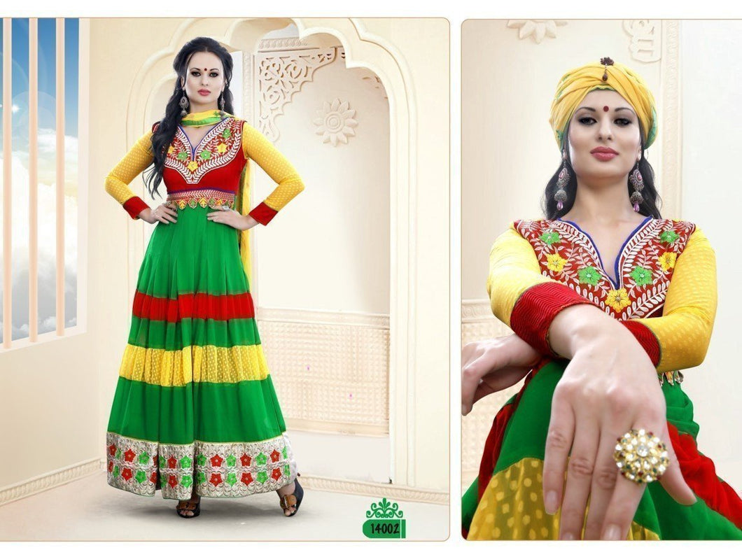 Awesome DESIGNER ETHNIC ANARKALI SALWAR SUIT SWARPARI - Ethnicyug