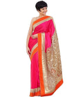 Best Selling Pink Pallu Brasso Saree Order Online - Ethnicyug