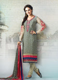 Beige Color Designer Salwar Kameez - Ethnicyug