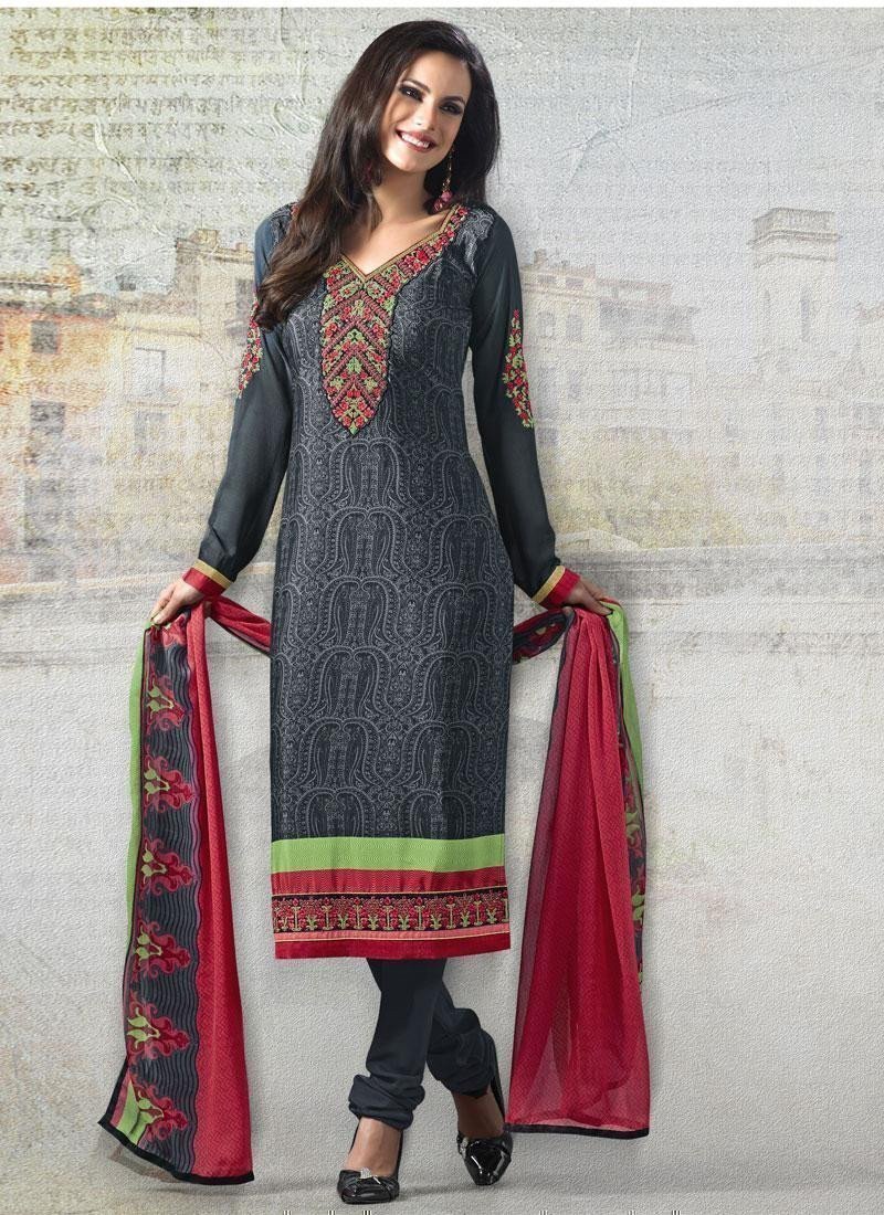 Black Color Designer Salwar Kameez - Ethnicyug